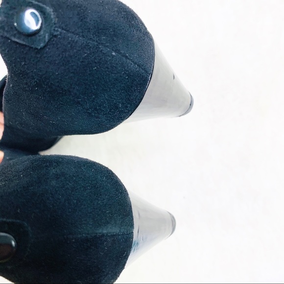 Easy Spirit Solna Black Suede Wedge Heels Size 6 - Picture 7 of 11